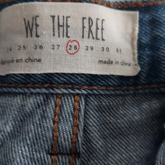 We the Free distressed jean shorts - Picture 3 of 5